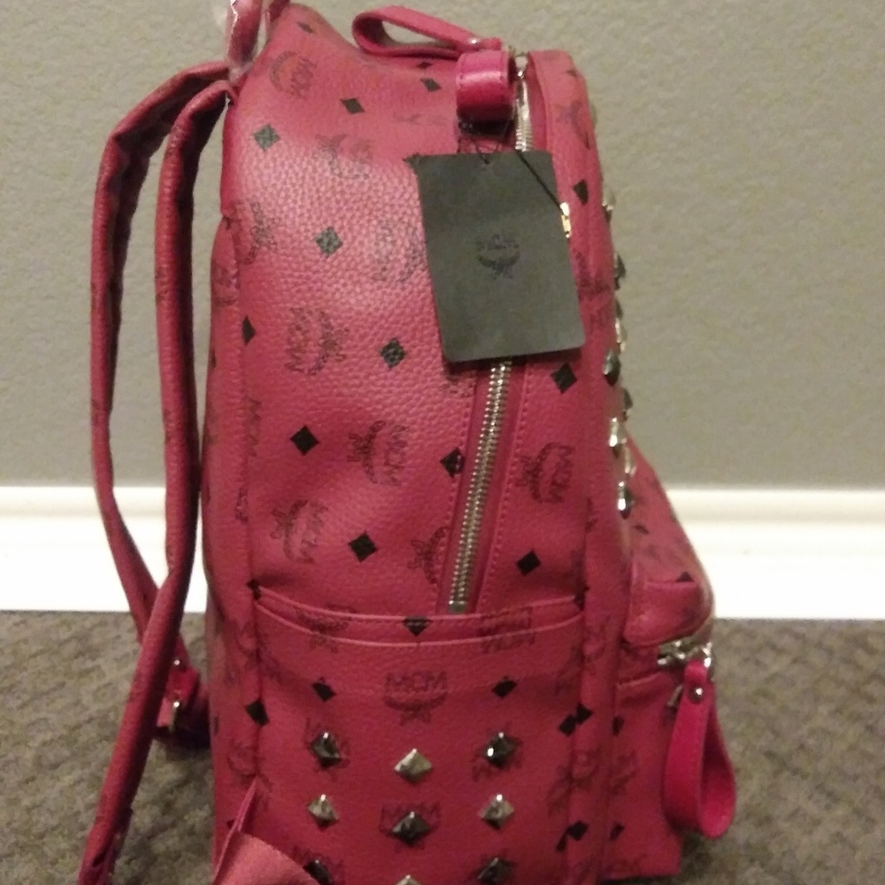 Authentic MCM Studded Backpack - Picture 2 of 3